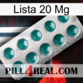 Lista 20 Mg dapoxetine1